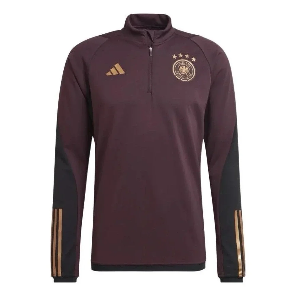 Adidas Germany Training Top Mens Medium Burgundy Soccer Deutscher Fussball-Bund